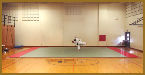 photo of Hapkido West's training facility at CSU; 1540 sqft of mats